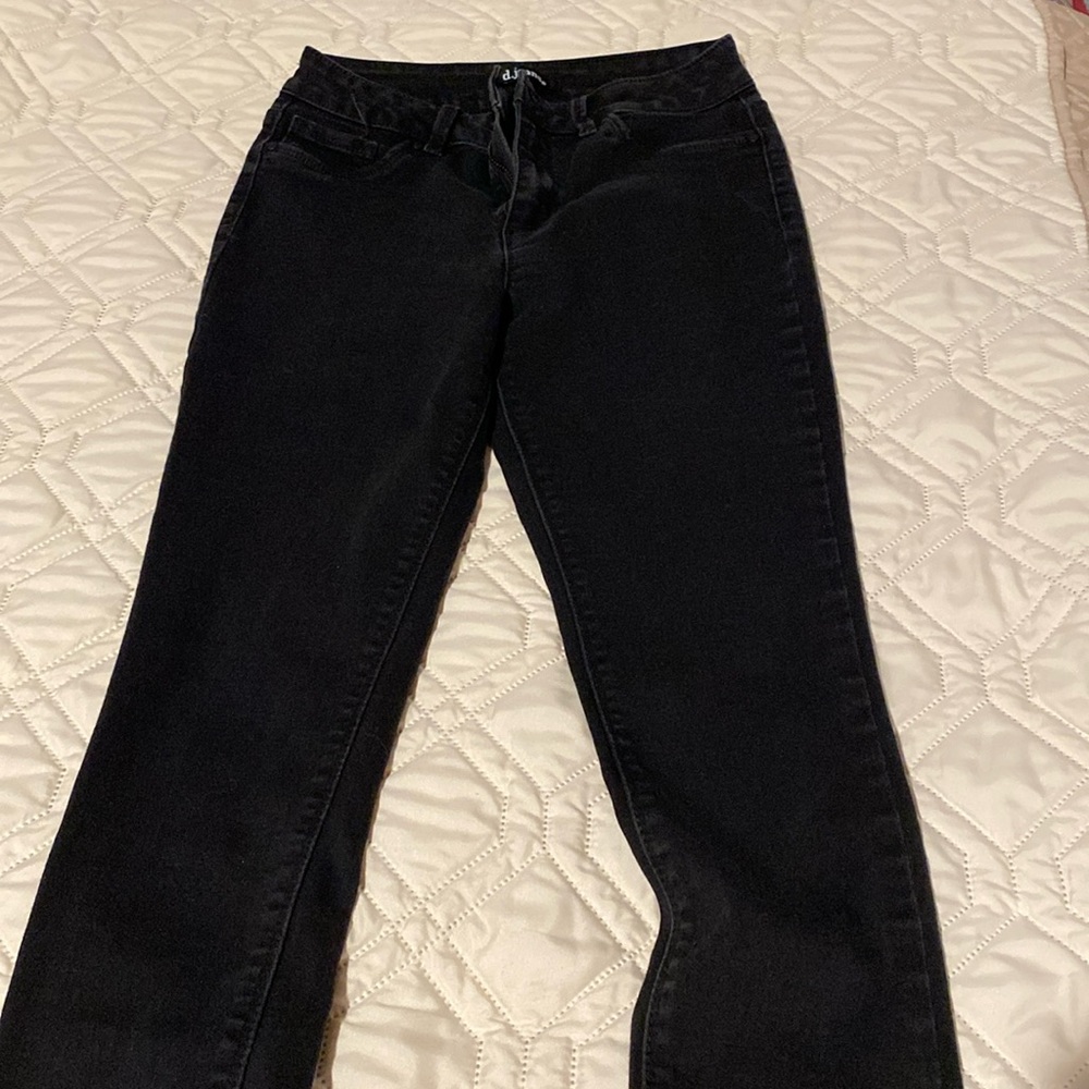 D Jeans Skinny Jeans, Black size 6